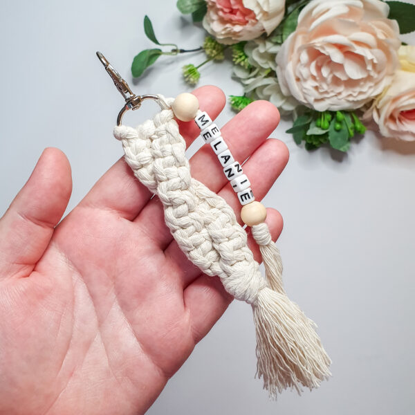 Twisted Macrame Keychain