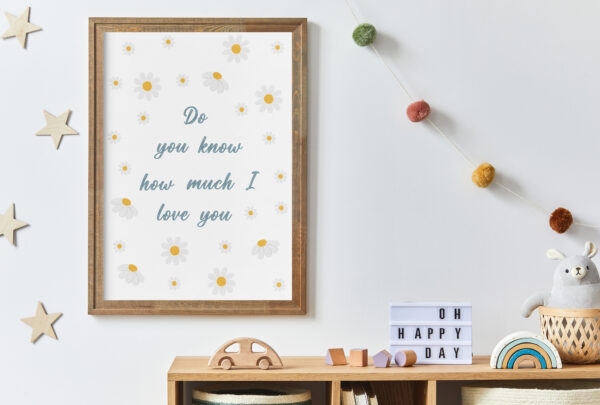 Do you know how much I love you poster